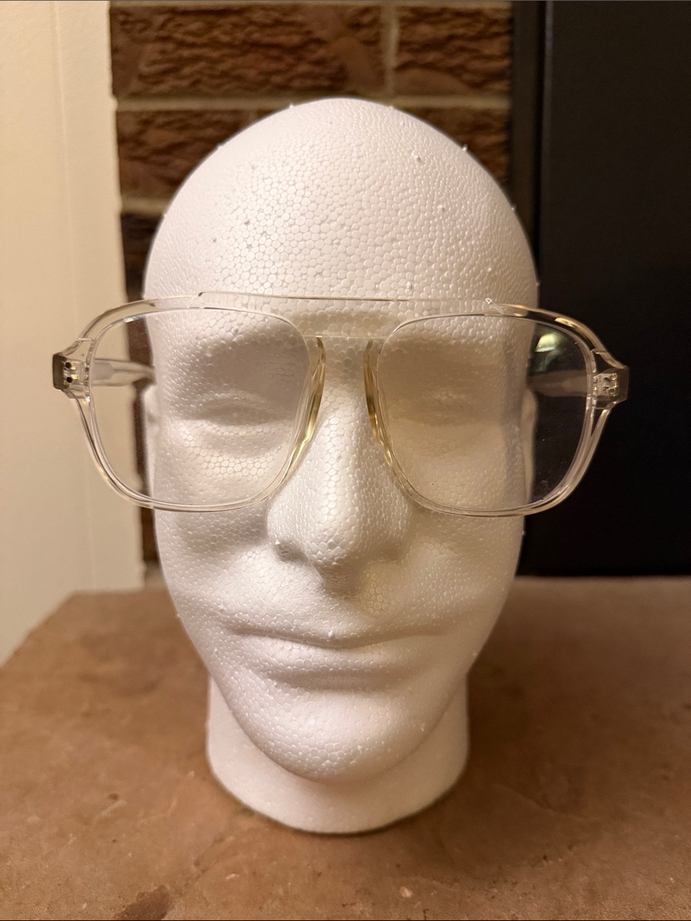 Clear Frame Fashion Glasses - Transparent